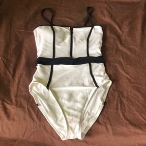 Classy white and black bikini